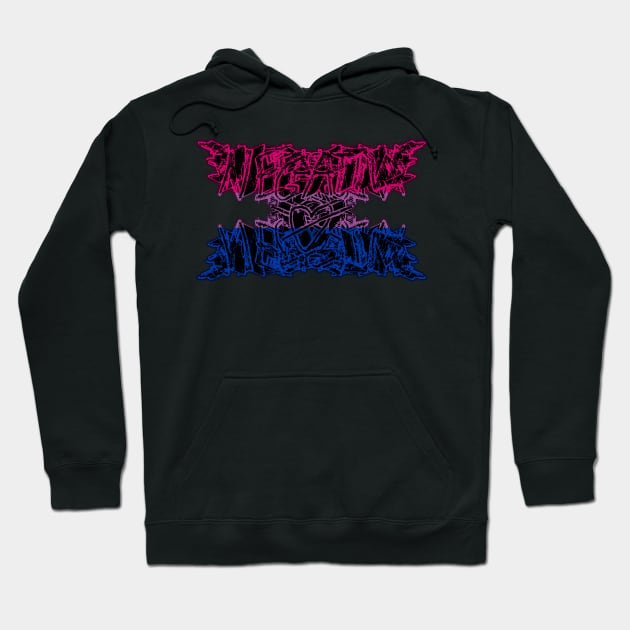 Negative Øhio Logo - Brutal Bi Logo Hoodie by Negative Øhio Merch